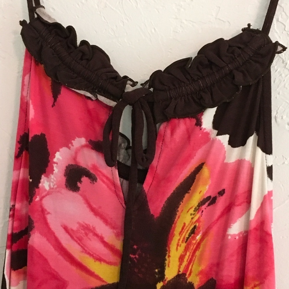 INC International Concepts Floral Tie Dye Dress Large NWT - Picture 6 of 12